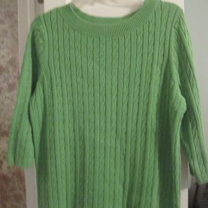 Talbots 3X 3/4 sleeve sweater